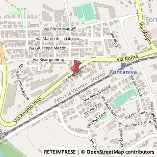 Mappa Via Angelo Velo, 16, 35014 Fontaniva, Padova (Veneto)
