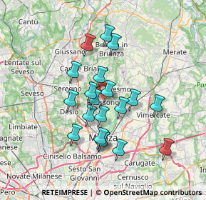 Mappa Via Dante Alighieri, 20853 Biassono MB, Italia (5.959)