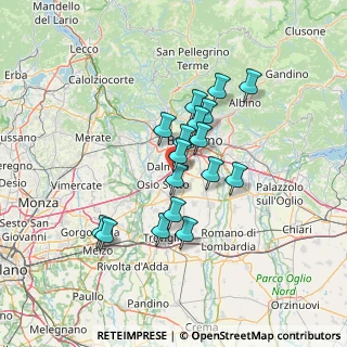 Mappa Via Lodi, 24044 Dalmine BG, Italia (10.86706)