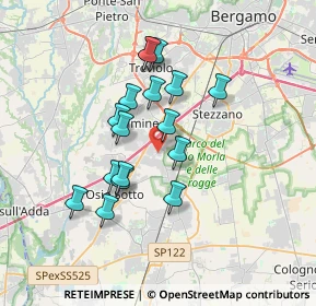 Mappa Via Lodi, 24044 Dalmine BG, Italia (2.97882)
