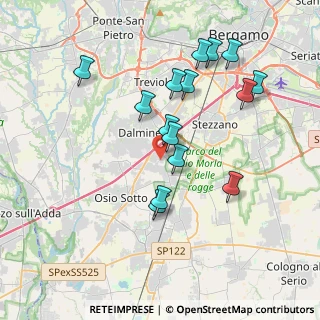 Mappa Via Lodi, 24044 Dalmine BG, Italia (3.66467)