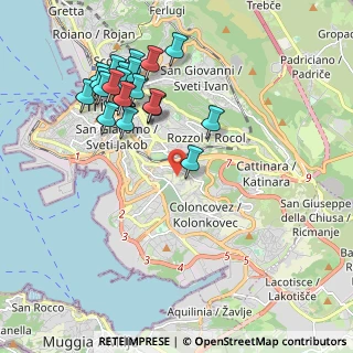 Mappa Via Alessandro de Almerigotti, 34149 Trieste TS, Italia (2.124)