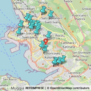 Mappa Via Alessandro de Almerigotti, 34149 Trieste TS, Italia (2.043)
