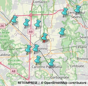 Mappa Via Antonio Stoppani, 21047 Saronno VA, Italia (4.03364)