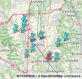 Mappa Via Antonio Stoppani, 21047 Saronno VA, Italia (3.63429)