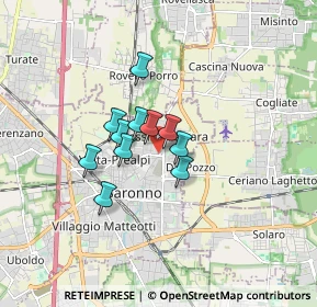 Mappa Via Antonio Stoppani, 21047 Saronno VA, Italia (1.06545)