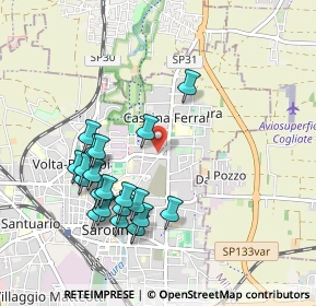 Mappa Via Antonio Stoppani, 21047 Saronno VA, Italia (0.964)