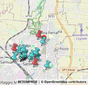 Mappa Via Antonio Stoppani, 21047 Saronno VA, Italia (1.0885)