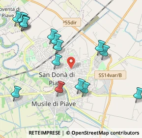 Mappa 30027 San Donà di Piave VE, Italia (2.39688)