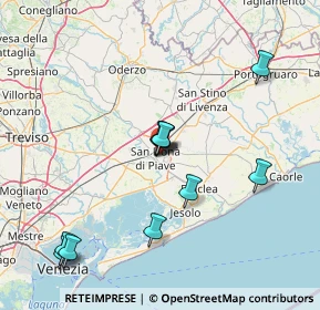 Mappa 30027 San Donà di Piave VE, Italia (14.81455)
