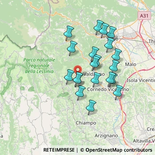 Mappa Piazza Vittorio Bicego, 36070 Altissimo VI, Italia (6.5005)