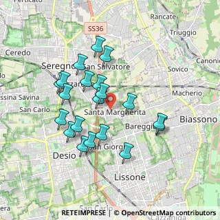 Mappa Via Renato Fucini, 20851 Lissone MB, Italia (1.6605)