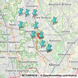 Mappa Via Renato Fucini, 20851 Lissone MB, Italia (3.59545)