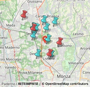 Mappa Via De Amicis Edmondo, 20851 Santa Margherita MB, Italia (2.75286)