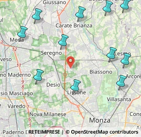 Mappa Via De Amicis Edmondo, 20851 Santa Margherita MB, Italia (5.26909)