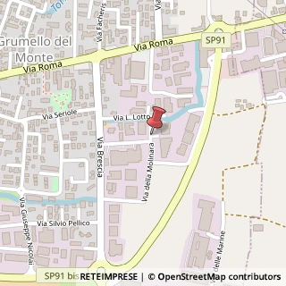 Mappa Via della Molinara, 31, 24064 Grumello del Monte, Bergamo (Lombardia)