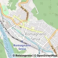 지도 Romagnano Sesia