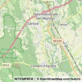 Mappa Fontaneto d'Agogna