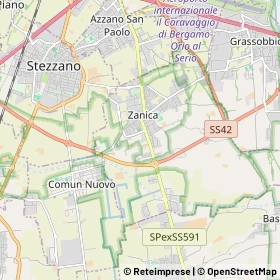 Mappa Zanica