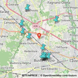 Mappa Piazzale Sant'Anna, 21052 Busto Arsizio VA, Italia (2.28385)