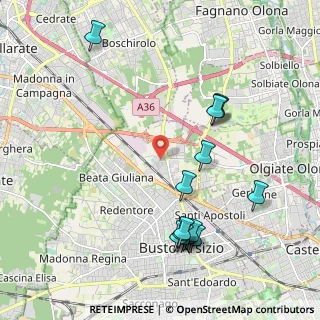 Mappa Piazzale Sant'Anna, 21052 Busto Arsizio VA, Italia (2.22857)