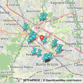 Mappa Piazzale Sant'Anna, 21052 Busto Arsizio VA, Italia (1.7275)