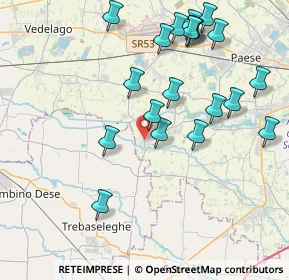 Mappa Via Roma, 31050 Badoere TV, Italia (4.344)