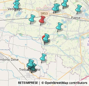 Mappa Via Roma, 31050 Badoere TV, Italia (4.97211)