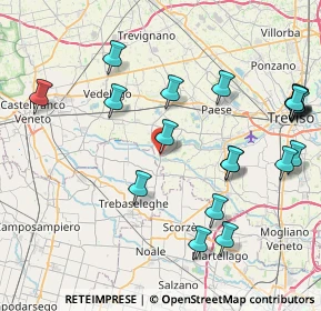 Mappa SP 68, 31050 Badoere TV, Italia (9.5485)
