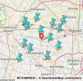 Mappa Via Roma, 31050 Morgano TV, Italia (6.94385)