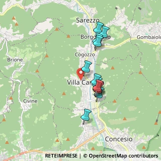 Mappa Via Tito Speri, 25069 Villa Carcina BS, Italia (1.475)