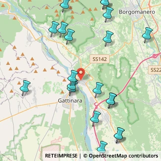 Mappa Via Giuseppe Curioni, 28078 Romagnano Sesia NO, Italia (5.4075)