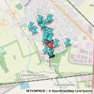 Mappa Via per Uboldo, 21040 Gerenzano VA, Italia (0.27857)