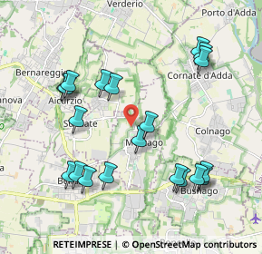 Mappa Via Eugenio Curiel, 20883 Mezzago MB, Italia (2.104)