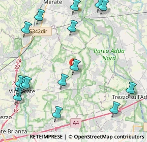 Mappa Via Eugenio Curiel, 20883 Mezzago MB, Italia (5.50813)