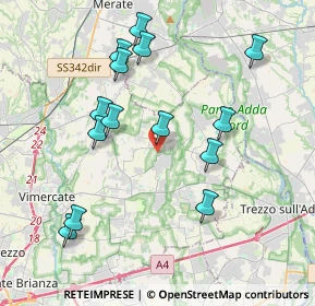Mappa Via Eugenio Curiel, 20883 Mezzago MB, Italia (3.99143)