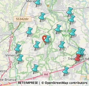 Mappa Via Eugenio Curiel, 20883 Mezzago MB, Italia (4.73294)