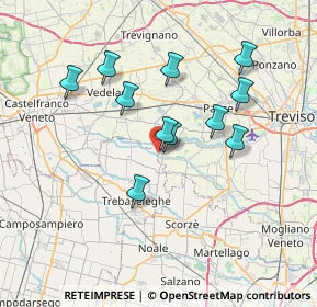 Mappa Via A. Marcello, 31050 Morgano TV, Italia (6.29727)