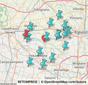 Mappa Via A. Marcello, 31050 Morgano TV, Italia (6.64938)