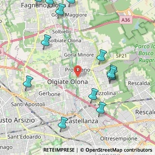 Mappa Via Prospiano, 21050 Marnate VA, Italia (2.71923)