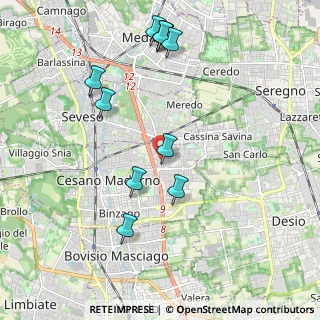 Mappa Via Matera, 20031 Cesano Maderno MB, Italia (2.18)