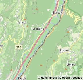 Mappa Località revena, 37020 Brentino Belluno VR, Italia (1.49583)