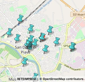 Mappa Via Verino Zanutto, 30027 San Donà di Piave VE, Italia (0.8935)