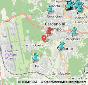 Mappa Via Fermi Enrico, 21017 Samarate VA, Italia (3.092)