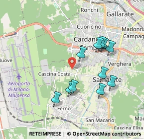 Mappa Via Fermi Enrico, 21017 Samarate VA, Italia (1.72455)