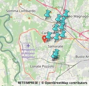 Mappa Via Fermi Enrico, 21017 Samarate VA, Italia (3.19917)