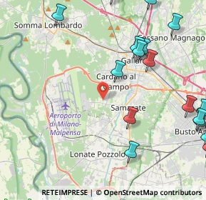 Mappa Via Fermi Enrico, 21017 Samarate VA, Italia (6.2395)