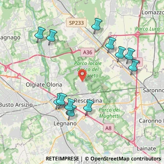Mappa Rescalda, 20027 Rescaldina MI, Italia (4.5125)