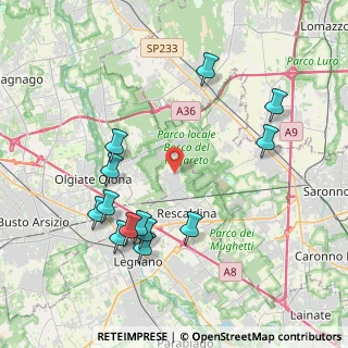 Mappa Rescalda, 20027 Rescaldina MI, Italia (4.28538)