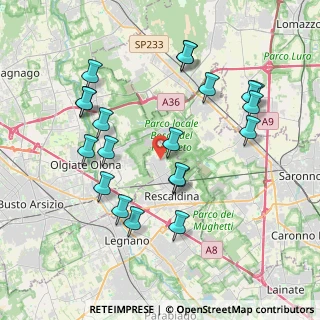 Mappa Rescalda, 20027 Rescaldina MI, Italia (4.049)